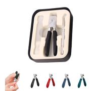 Eagle Beak Beveled Nail Clippers, Eagle Beak Nail Clippers, Three Sets of Eagles Beaks Beveled Nails Clipperss, Wide Jaw Opening Anti-Splash Slanted, for Thick Nails (black)