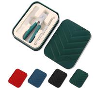Eagle Beak Beveled Nail Clippers, Oblique Ingrown Toenails Clipper, Three Sets of Eagle Beak Beveled Nails Clippers for Thick Nails (green)