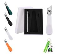 Eagle Beak Beveled Nail Clippers, Three Sets of Eagle Beak Beveled Nail Clippers, 2025 New Upgrade Wide Jaw Opening Anti-Splash Slanted for Thick & Ingrown Toenails, Super Sharp Oblique (Style-B,1PCS)