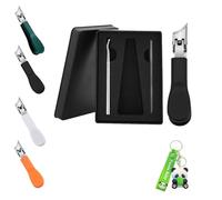 Eagle Beak Beveled Nail Clippers, Three Sets of Eagle Beak Beveled Nail Clippers, 2025 New Upgrade Wide Jaw Opening Anti-Splash Slanted for Thick & Ingrown Toenails, Super Sharp Oblique (Style-A,1PCS)