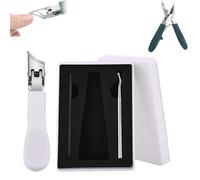 Eagle Beak Beveled Nail Clippers, Three Sets of Eagle Beak Beveled Nail Clippers, Household Multifunctional Large Opening Anti-Splash Ingrown Toenails, for Thick Nails, Ingrown Care (Orange)