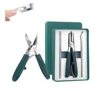 Eagle Beak Beveled Nail Clippers, Three Sets Of Eagle Beak Beveled Nail Clippers, Oblique Nails Clipperss, for Ingrown Toenails, for Thick Nails, Seniors&ingrown Care (green 1Pcs)