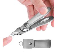 Eagle Beak Nail Clippers - Stainless Steel Clipper & Trimmer For Thick & Ingrown Nails | Anti-Splash Portable Clippers For Travel & Athletes