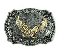 Eagle Belt Buckle, Western Native American Cowboy Rodeo Small Belt Buckle, Hero Hebillas de cinturón para hombres y mujeres, Accesorios de jeans de moda para niños, hombres.
