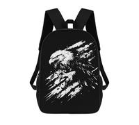 Eagle Black And White Graphic Design Mochilas Mochilas Infantiles Mochila Escolar Mochila Escolar Infantil Impresa En 3D Mochilas De Viaje De Moda Para Niños De Primaria Y Secundaria 17inch