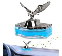 Eagle Car Air Freshener, Electroplated Decorative Diffuser Clip, Odor Eliminating Aromatherapy Perfume Accessory, Stylish Dashboard Vent Scent Dispenser for Vehicle Interior Fragrance Enhancement