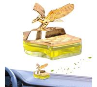 Eagle Car Air Freshener, Odor Eliminator Diffuser, Electroplated Perfume Decor, 3,66 x 3,66 pulgadas, Aromatherapy Accessory for a Fresh and Fragrant Driving Experience