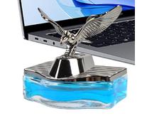 Eagle Car Air Freshener, Odor Eliminator Diffuser, Electroplated Perfume Decor, 3.66x3.66 Inches, Aromatherapy Accessory for a Fresh and Fragrant Driving Experience