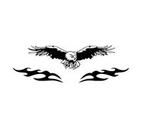 Eagle Car Bonnet Stickers, UV Resistant Vinyl Decal, Waterproof Adhesive Sticker with Fashion Design, Vehicle Accessory with Finish, Auto Decor for Cars Trucks Hood DIY Modelling