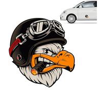 Eagle Car Decals - American Bird Body Graphic, Patriotic Biker Style Vinyl Sticker with Weatherproof Coating, Sturdy Sun Protection Adhesive Layer, Ideal for Laptop Tablet Decoration