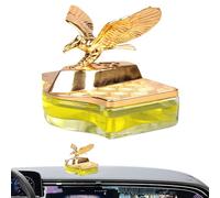 Eagle Car Fresheners, Odor Eliminator Diffuser, 3.66x3.66in Electroplating Finish, Aromatherapy Design Automotive Aromatherapy Accessories, Decorative Perfume Holder for Car