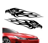 Eagle Car Sticker, 2 piezas para motocicletas, 7,87 x 1,85 pulgadas, compacto