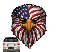Eagle Car Sticker - Reflective Vinyl Eagle Decals for Decoration | Waterproof Adhesive with Shiny Eyes, Outdoor Indoor Application, Laptop Wall Toolbox Locker Truck Refrigerator Accents