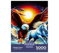 Eagle Challenging 1000 Piece Puzzle for Adults - Difficult Brain Teaser Game 70x50cm/1000pcs