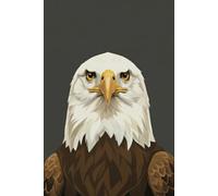 Eagle Cover Design: Aesthetic Journal for Writing, Drawing & Notes | Blank Notebook for School, Work & Creativity.