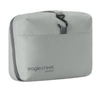 eagle creek Pack-It - Kit de artículos de aseo para colgar, kit de aseo de doble compartimento para mantener organizados objetos pequeños, resistente al agua, asa superior, bolsa con cremallera, Gris
