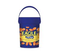 Eagle - Crema de Cacahuete Frita con Miel y Sal 1kg, Sin Gluten, Sin Lactosa, Vegetariana, Cremosa Untable, Sin Aceite de Palma, Ideal para Desayunos y Meriendas