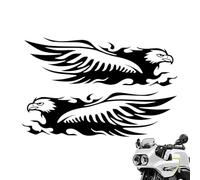 Eagle Design Motorcycle Decals - Vintage Reflective Waterproof Self Adhesive Stickers, Vehicle Styling Patch Accessory | Car Bike Scooter Dirt Truck Laptop Decoration Support, Outdoor Durability