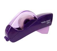 Eagle Dispensador automático de cinta, pistola de cinta, diseño de mano individual, 1 rollo de 12 mm y 1 rollo de cintas de 19 mm (morado)