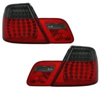 Eagle Eyes Juego de Faros Traseros LED en Color Rojo Oscuro. | Juego de 4 luces LED, Plug & Play, incluye resistencias, conexión a través de enchufe OE, pre-Facelift, incluye junta
