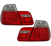 Eagle Eyes Juego de Faros Traseros LED en Rojo y Blanco. | Saloon Facelift 4 piezas LED incluye resistencias, juntas, Plug & Play, conexión a través de enchufe OE