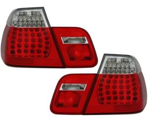 Eagle Eyes Juego de Faros Traseros LED en Rojo y Blanco. | Saloon Facelift 4 piezas LED incluye resistencias, juntas, Plug & Play, conexión a través de enchufe OE