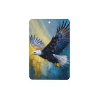 Eagle Flying In The Sky - Ambientadores para coche, 4 unidades, tarjetas perfumadas colgantes, tarjetas perfumadas para tabletas de aromaterapia de coche