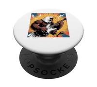 Eagle Guitar Rock Star and Roll America Funny Kids Eagles PopSockets PopGrip Adhesivo