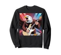 Eagle Guitar Rock Star and Roll America Funny Kids Eagles Sudadera