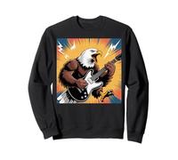 Eagle Guitar Rock Star and Roll America Funny Kids Eagles Sudadera