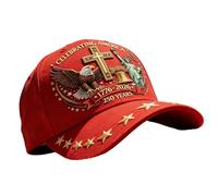 Eagle Hat - Adjustable Strap Printing Headgear | 250th Keepsake Patriotic Baseball Cap | Portable Headwear For Men Women Youth Work Golf Photo Prop Celebration Daily Party Favour