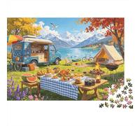 Eagle in Flowers 1000 Piece Jigsaw Puzzle Recycled Paper Floral Art Adulto Jigsaws Imposible Difícil Desafiante Aliviar Demencia Senil Divertido 38x26cm/1000pcs
