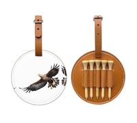 Eagle in The Sky - Bolsa de almacenamiento para camisetas de golf, diseño portátil, fácil de organizar, color marrón