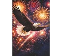 Eagle Lined Journal:: 6x 9 Lined Notebook for daily gratitude, class notes, journaling, the office, or School. Great gift for proud Americans, Military families and veterans.