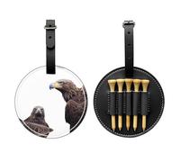 Eagle Looking Back - Bolsa de almacenamiento para camisetas de golf, color negro, fácil de transportar y más eficiente para jugar al golf