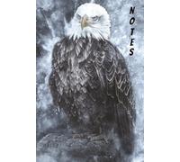 Eagle Notebook: Stylish Eagle 101 Paged Notebook including a name page with a Matte Finish Ideal for Students, Workers, Writers, and Goal-Oriented Individuals