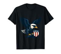Eagle of Valor Fuerza Americana y espíritu de Libertad Camiseta