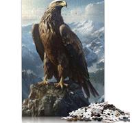 Eagle On Mountain Top Puzzle Imposible,desafío for Adults Juego Educativo 1000 Piezas Obra De Arte De Juego De para Adultos, Regalos A Partir De 14 Años 1000pcs (75x50cm)