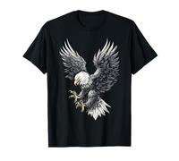 Eagle Patriot USA Animal Lover Hombres Mujeres Niños Motivo Pájaro Camiseta