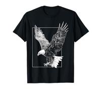 Eagle Patriot USA Animal Lover Hombres Mujeres Niños Motivo Pájaro Camiseta