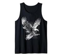 Eagle Patriot USA Animal Lover Hombres Mujeres Niños Motivo Pájaro Camiseta sin Mangas