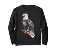 Eagle Patriot USA Animal Lover Hombres Mujeres Niños Motivo Pájaro Manga Larga