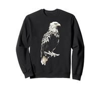 Eagle Patriot USA Animal Lover Hombres Mujeres Niños Motivo Pájaro Sudadera