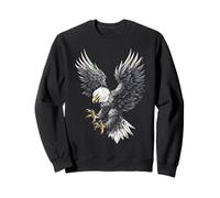 Eagle Patriot USA Animal Lover Hombres Mujeres Niños Motivo Pájaro Sudadera