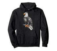Eagle Patriot USA Animal Lover Hombres Mujeres Niños Motivo Pájaro Sudadera con Capucha
