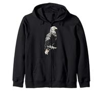 Eagle Patriot USA Animal Lover Hombres Mujeres Niños Motivo Pájaro Sudadera con Capucha