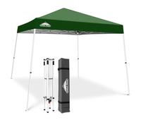 EAGLE PEAK Tienda de campaña desplegable con Patas inclinadas de 3 m x 3 m, toldo instantáneo para Exteriores, fácil instalación, Refugio Plegable, Color Verde