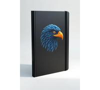 Eagle Power Notebook - Bold Black Writing Journal for Men & Boys: Strong & Stylish Lined Notebook | 6x9" | 120 Pages | Matte Cover | Great for Daily Notes, School & Gifts