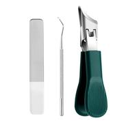 Eagle Schnabel Nagelknipser, 3-teiliges Angular Nagelclipper Set de acero inoxidable | Anti-Splash Design, gran apertura para adultos y mayores, para el hogar y el cuidado