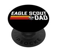 Eagle Scout Dad Scouting Pride Scouts BSA Retro 80's PopSockets PopGrip Adhesivo